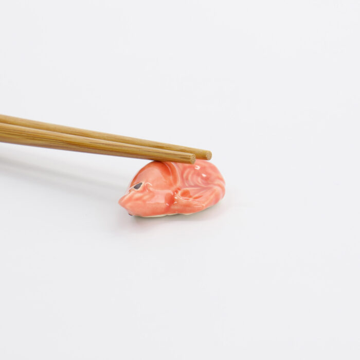 Tokyo Design Studio – Kawaii – Chopstick Rest – Shrimp – 4.7x2.7x1.3cm - Image 3