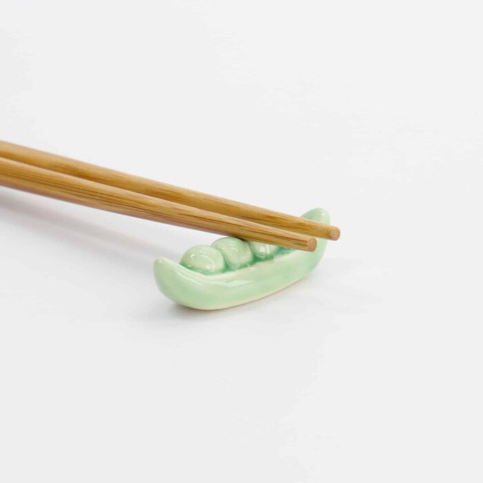 Tokyo Design Studio - Kawaii - Chopstick Rest - Snap Pea - 5.2x1.7x1.6cm - Image 3