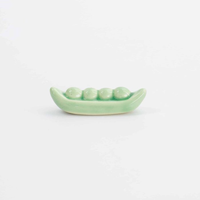Tokyo Design Studio - Kawaii - Chopstick Rest - Snap Pea - 5.2x1.7x1.6cm - Image 4