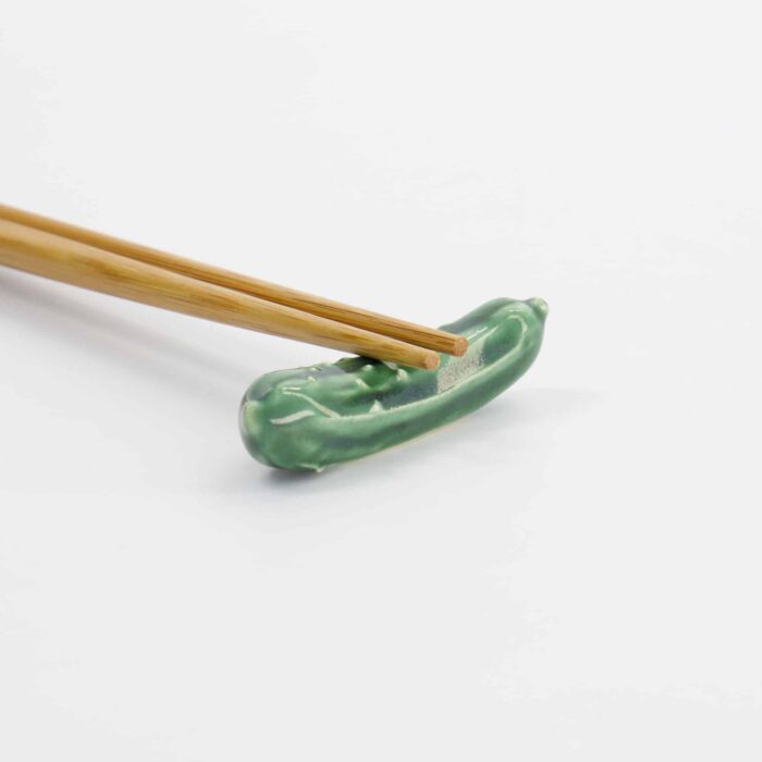 Tokyo Design Studio - Kawaii - Chopstick Rest - Cucumber - 6.4x1.6x1.8cm - Image 3