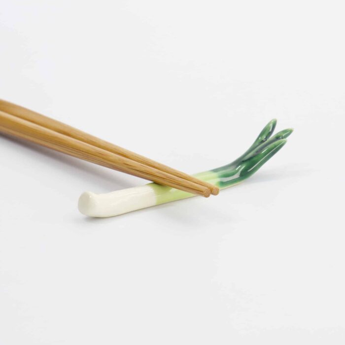 Tokyo Design Studio - Kawaii - Chopsticks Rest - Leek - 1.4x7.6x1.4cm - Image 2