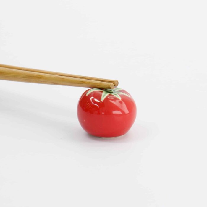 Tokyo Design Studio - Kawaii - Chopsticks Rest - Tomato - 3.1x2.2cm - Image 3