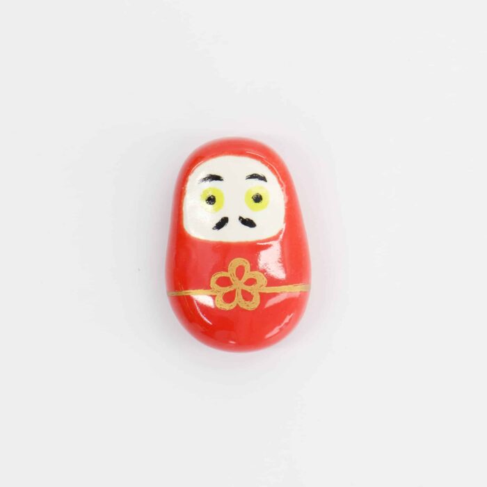 Tokyo Design Studio - Kawaii - Chopstick Rest - Daruma Flower - 3.0x4.4x1.6cm - Image 2