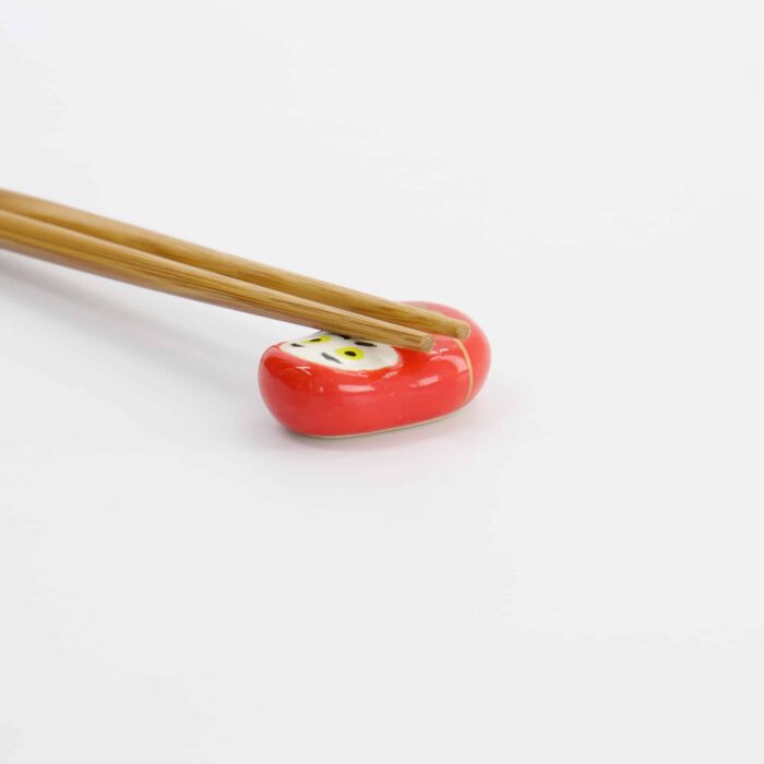 Tokyo Design Studio - Kawaii - Chopstick Rest - Daruma Flower - 3.0x4.4x1.6cm - Image 3