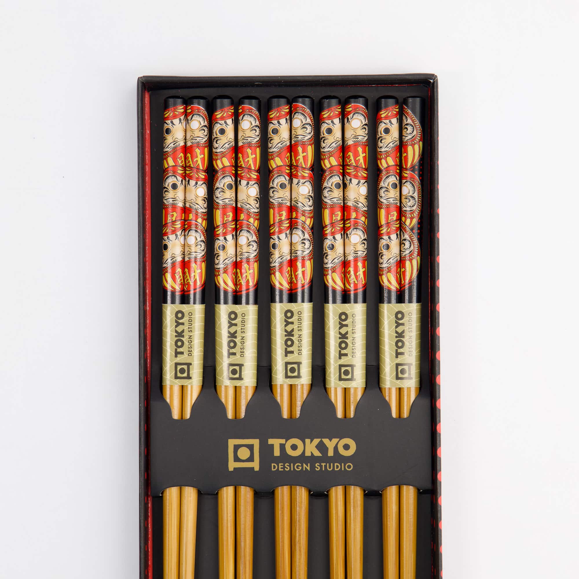 Tokyo Design Studio - Daruma - Chopstick Giftset - 5 pieces - Image 5