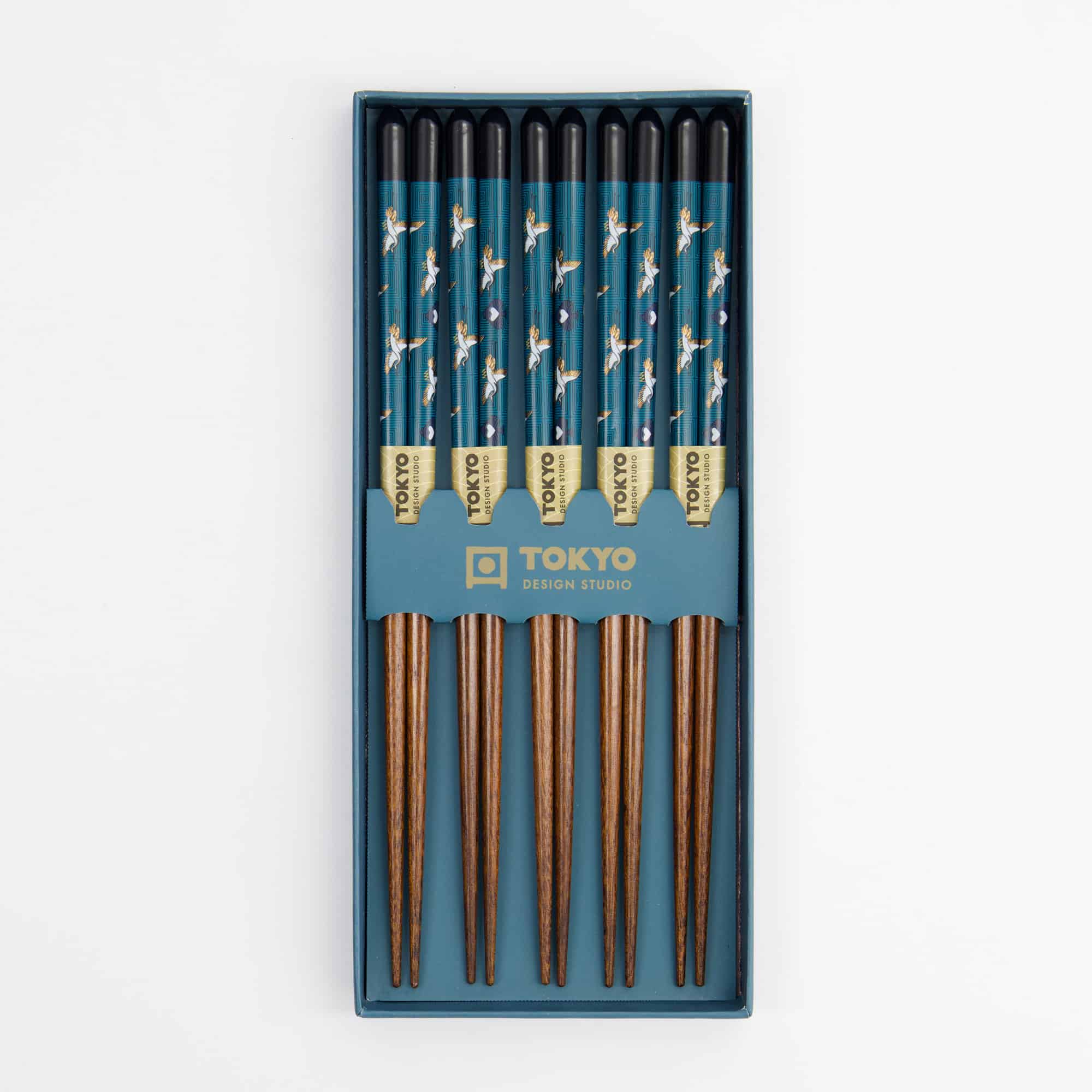 Tokyo Design Studio - Chopsticks - Crane - Set of 5 - Image 2