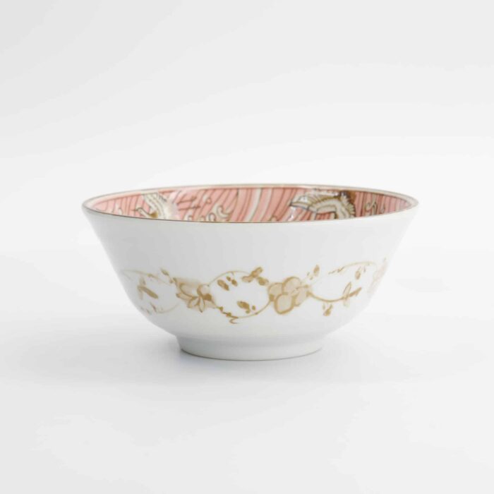 Tokyo Design Studio - Crane Tayo Bowl - Pink - 500ml - 15.2x6.7cm - Image 3