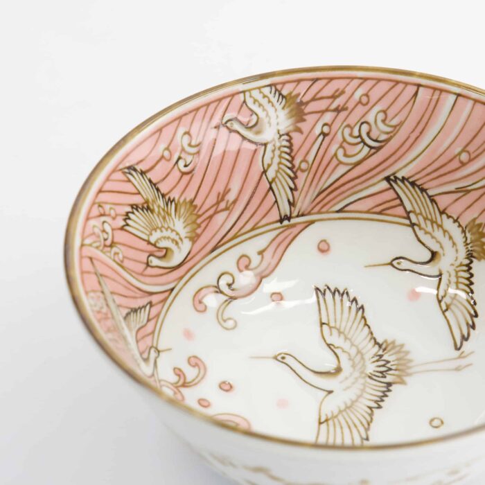 Tokyo Design Studio - Crane Tayo Bowl - Pink - 500ml - 15.2x6.7cm - Image 4