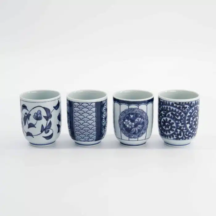 Tokyo Design Studio - Cup Gift Set - 4 Pieces - Blue/White - 160ml - 6.5x7.5cm - Image 7