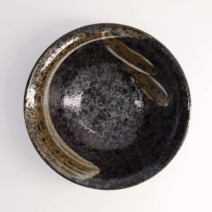 Tokyo Design Studio - Arahake - Bowl - Black/Brown - 21.7x7.8cm - 1100ml - Image 2