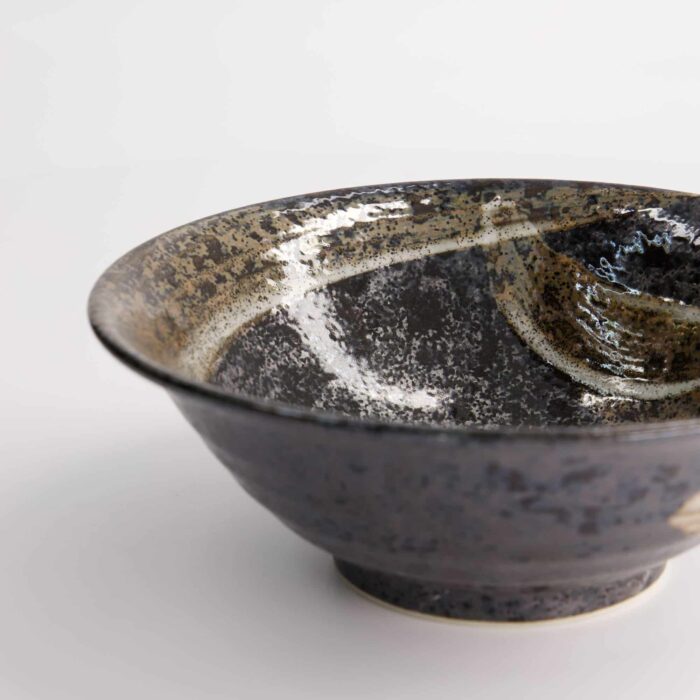 Tokyo Design Studio - Arahake - Bowl - Black/Brown - 21.7x7.8cm - 1100ml - Image 4