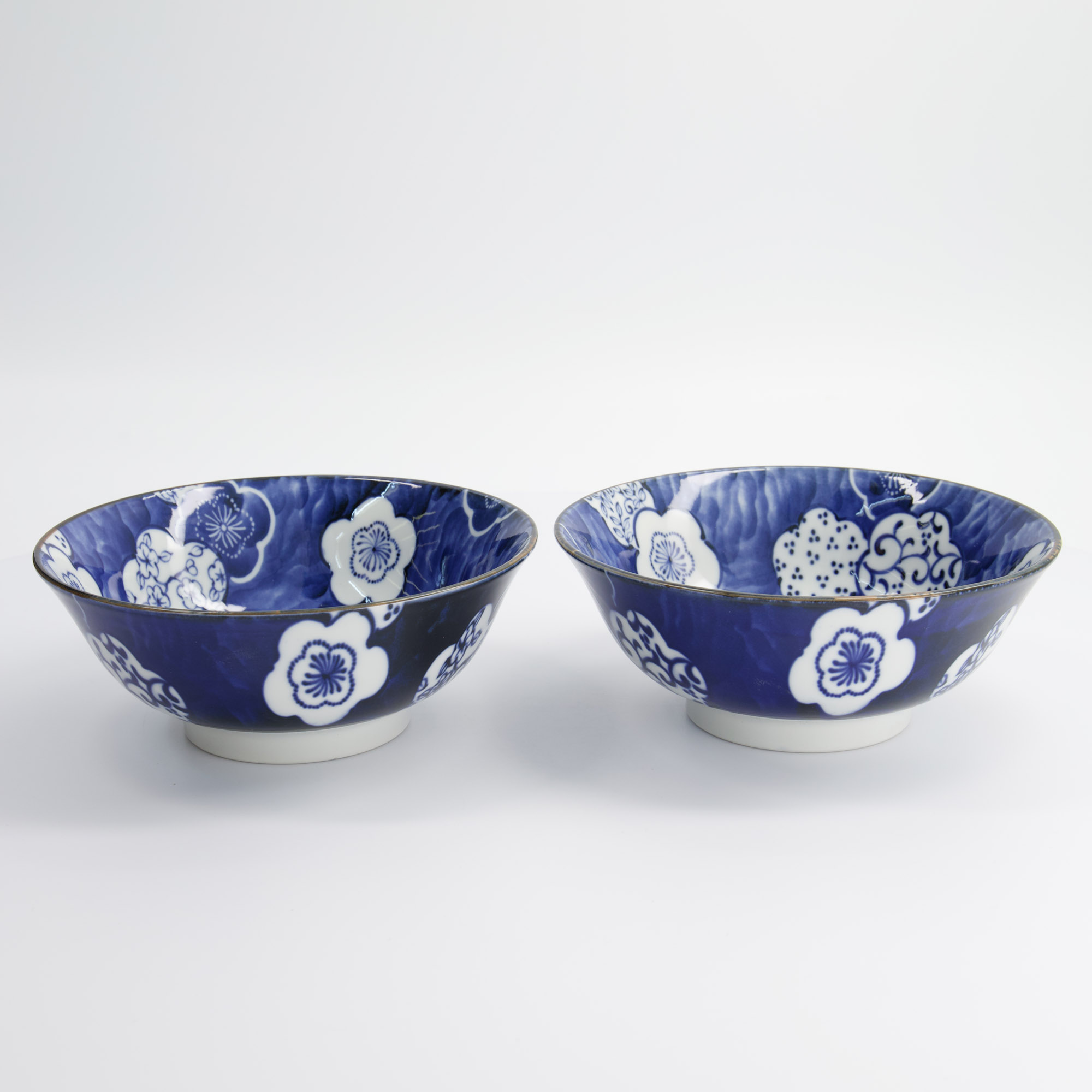 Tokyo Design Studio – Ramen Bowl Set – Blue – 2pcs – Gift Box – 19x7.5cm – 1100ml - Image 4