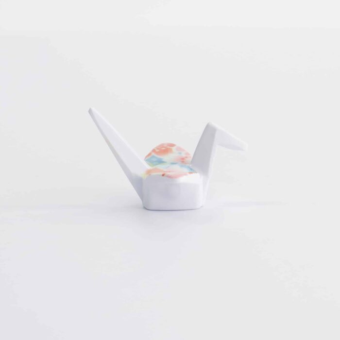 Tokyo Design Studio – Chopsticks Rest - Crane Pink - 5.7x5x3cm - Image 3