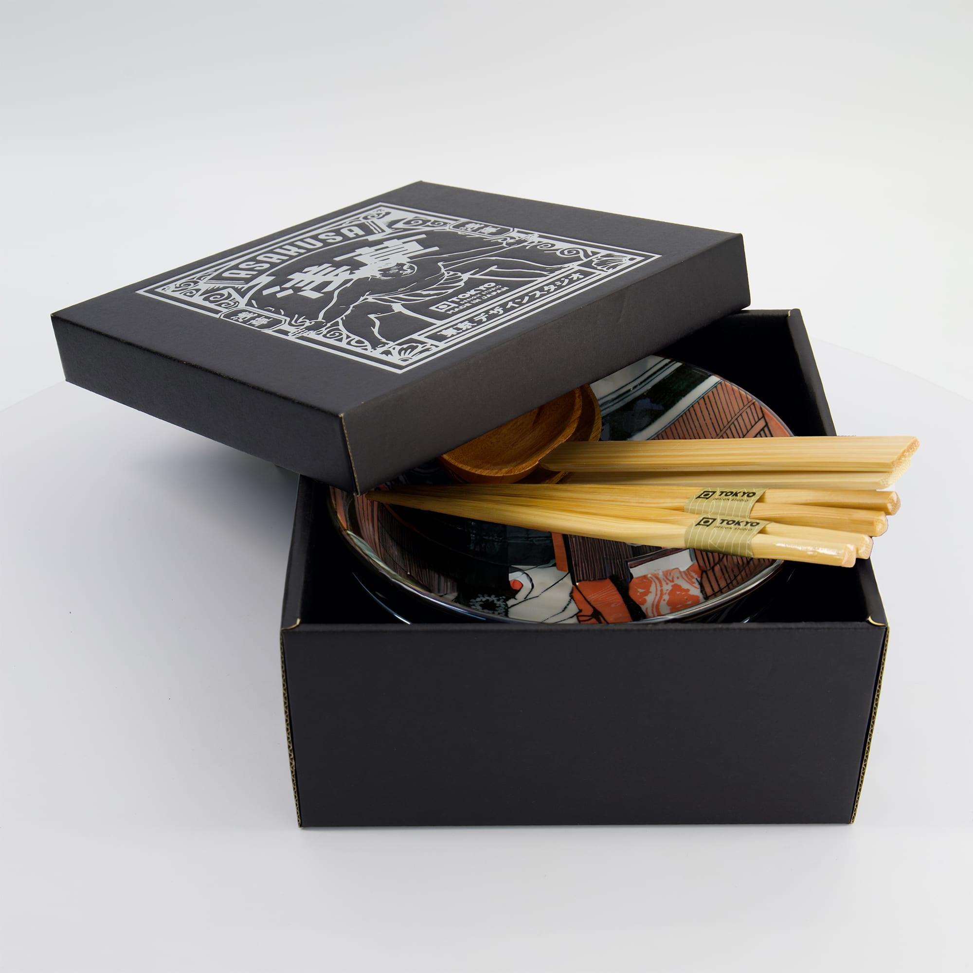 Tokyo Design Studio - Asakusa - Ramen Gift Set - 6pcs - 20.5x8cm - 1250ml - Variant 3 - Image 3