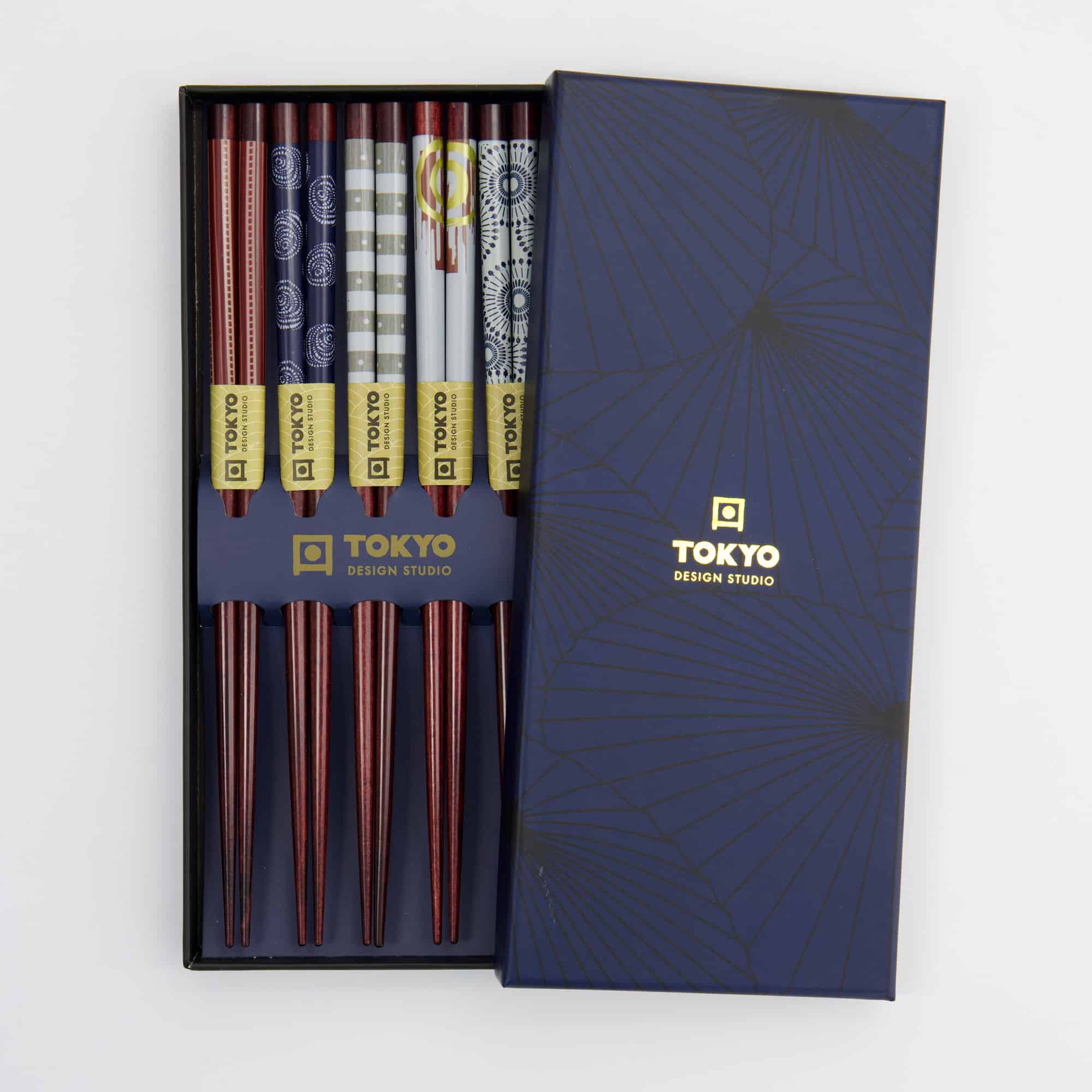 Tokyo Design Studio – Chopsticks Giftset - Set van vijf - Umbrella