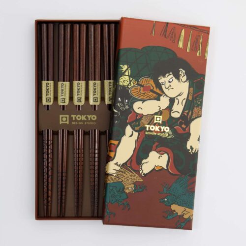 Tokyo Design Studio – Chopsticks Giftset - Set van vijf - Ukiyoe