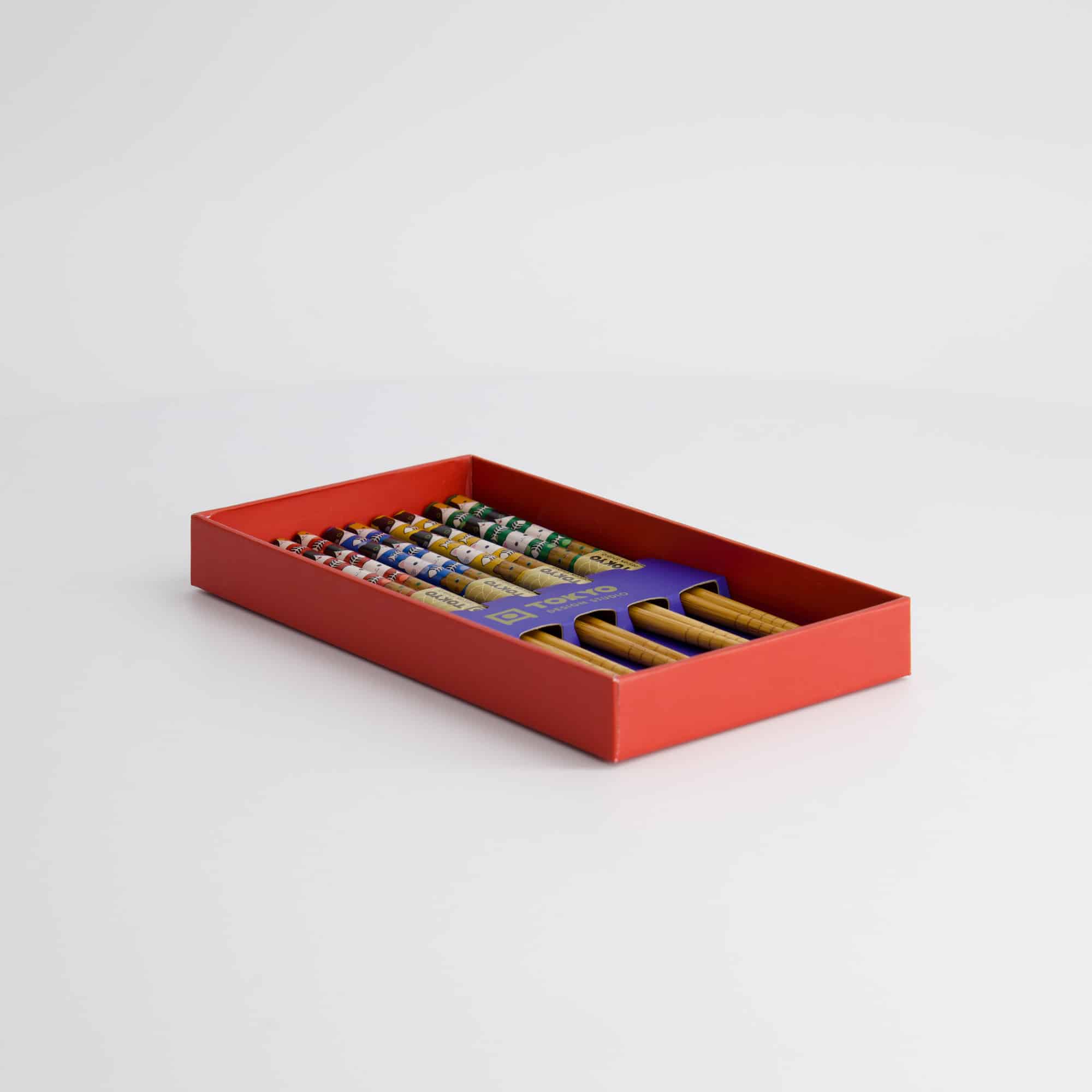 Tokyo Design Studio - Children Chopstick Gift Set/5 - Cats - Image 5