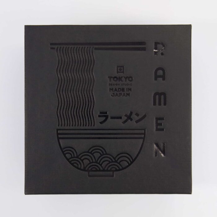 Tokyo Design Studio - Aisai Seigaiha - Ramen Bowl Gift Set - 6pcs - Blue - 21.5x9cm - 1300ml - Image 5