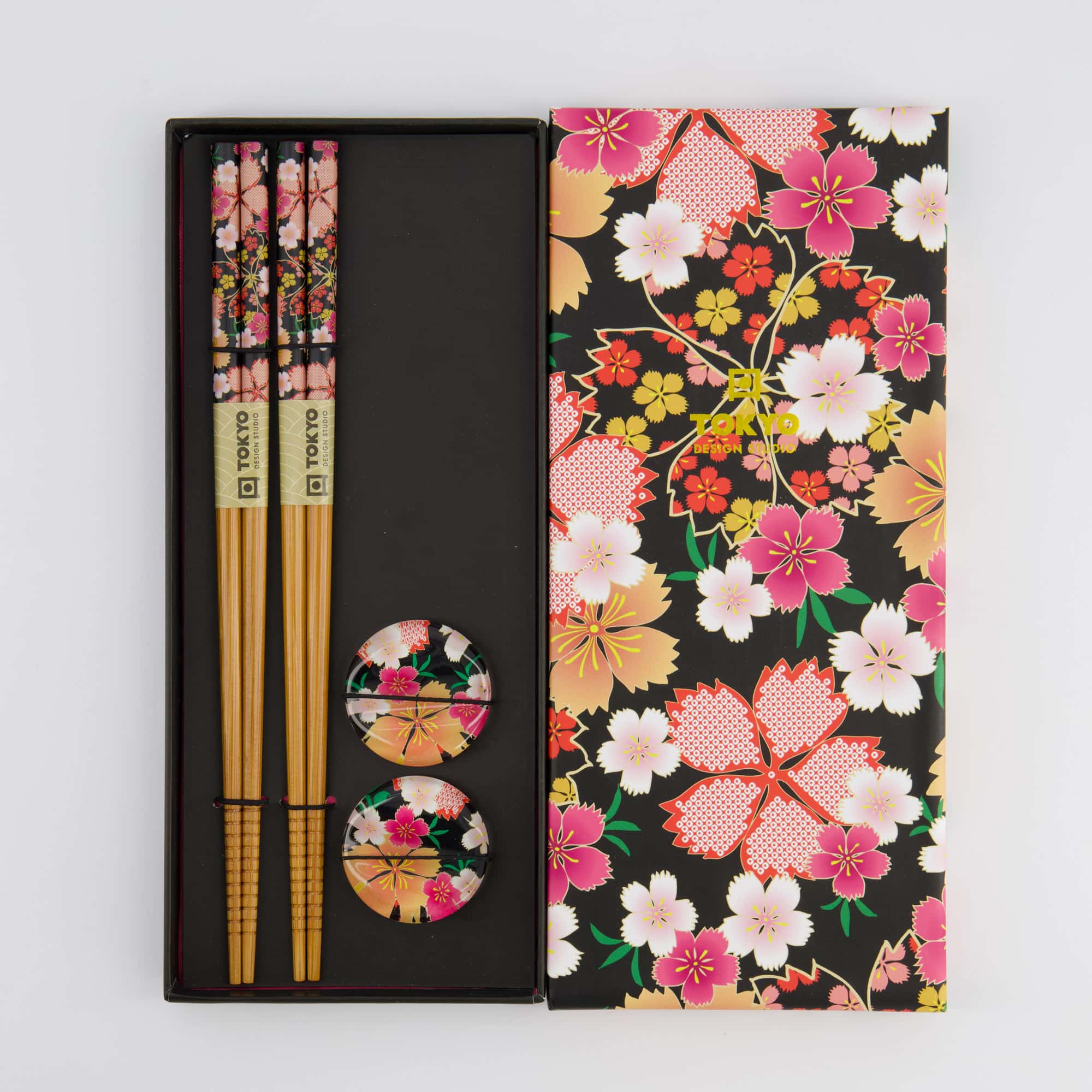 Tokyo Design Studio - Chopstick Gift Set - Flowers - four-piece - Image 4