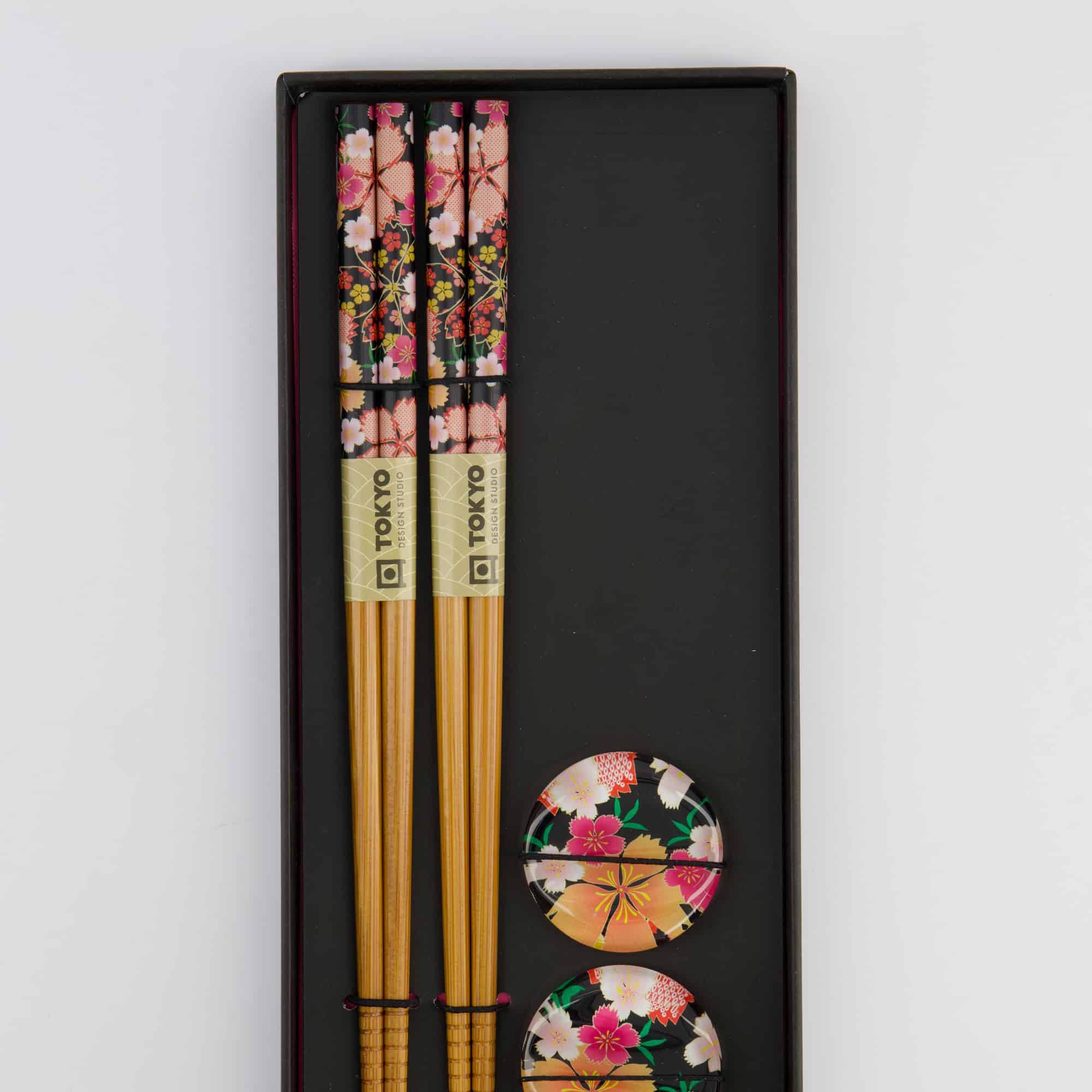 Tokyo Design Studio - Chopstick Gift Set - Flowers - four-piece - Image 2