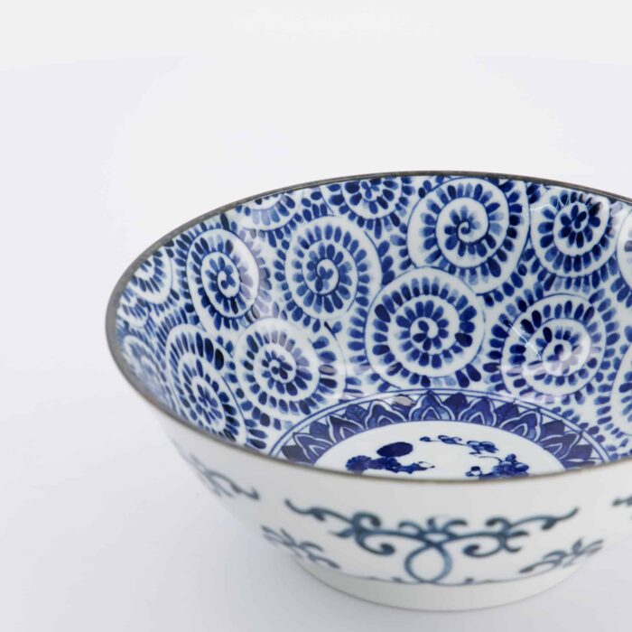 Tokyo Design Studio – Ramen Bowl Set – Blue – Noodle Bowls – Gift Box Included – 19x7.5cm – 1100ml - Image 5