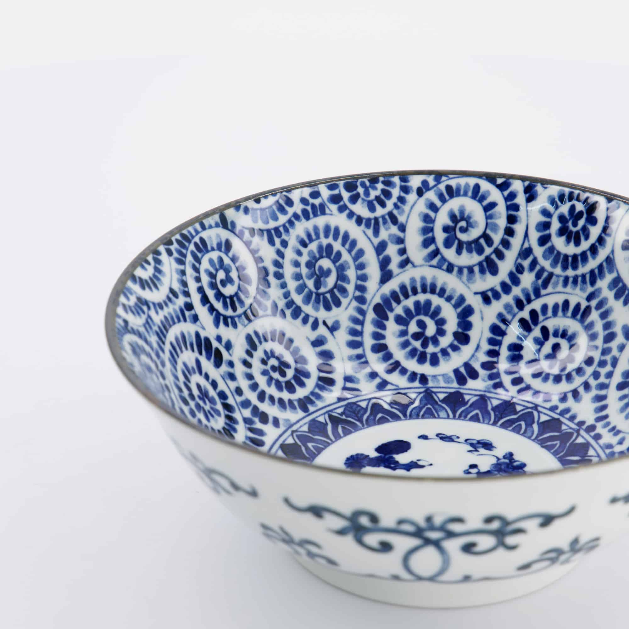 Tokyo Design Studio – Ramen Bowl Set – Blue – Noodle Bowls – Gift Box Included – 19x7.5cm – 1100ml - Image 5