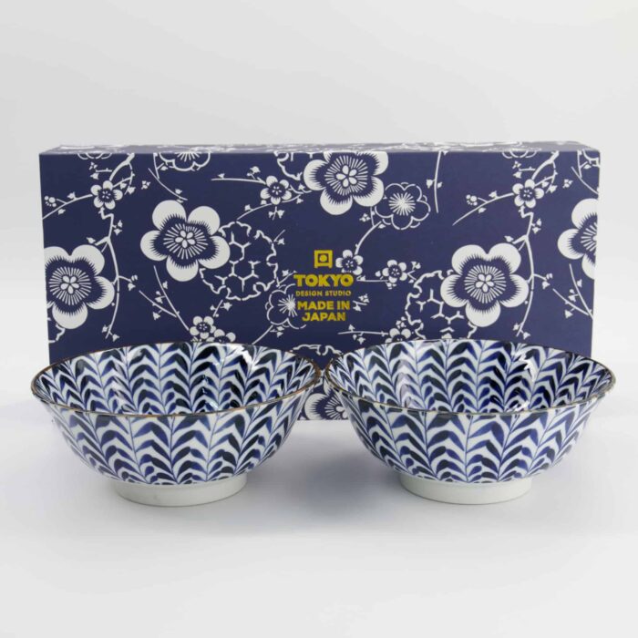 Tokyo Design Studio – Ramen Bowl Set – Shidare – Noodle Bowls – Gift Box Included – 19x7.5cm – 1100ml - Image 3