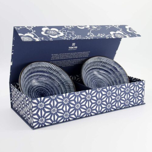 Tokyo Design Studio – Ramenkommen Set – Kanna – Noodlekommen – Inclusief Geschenkdoos – 19x7.5cm – 1100ml