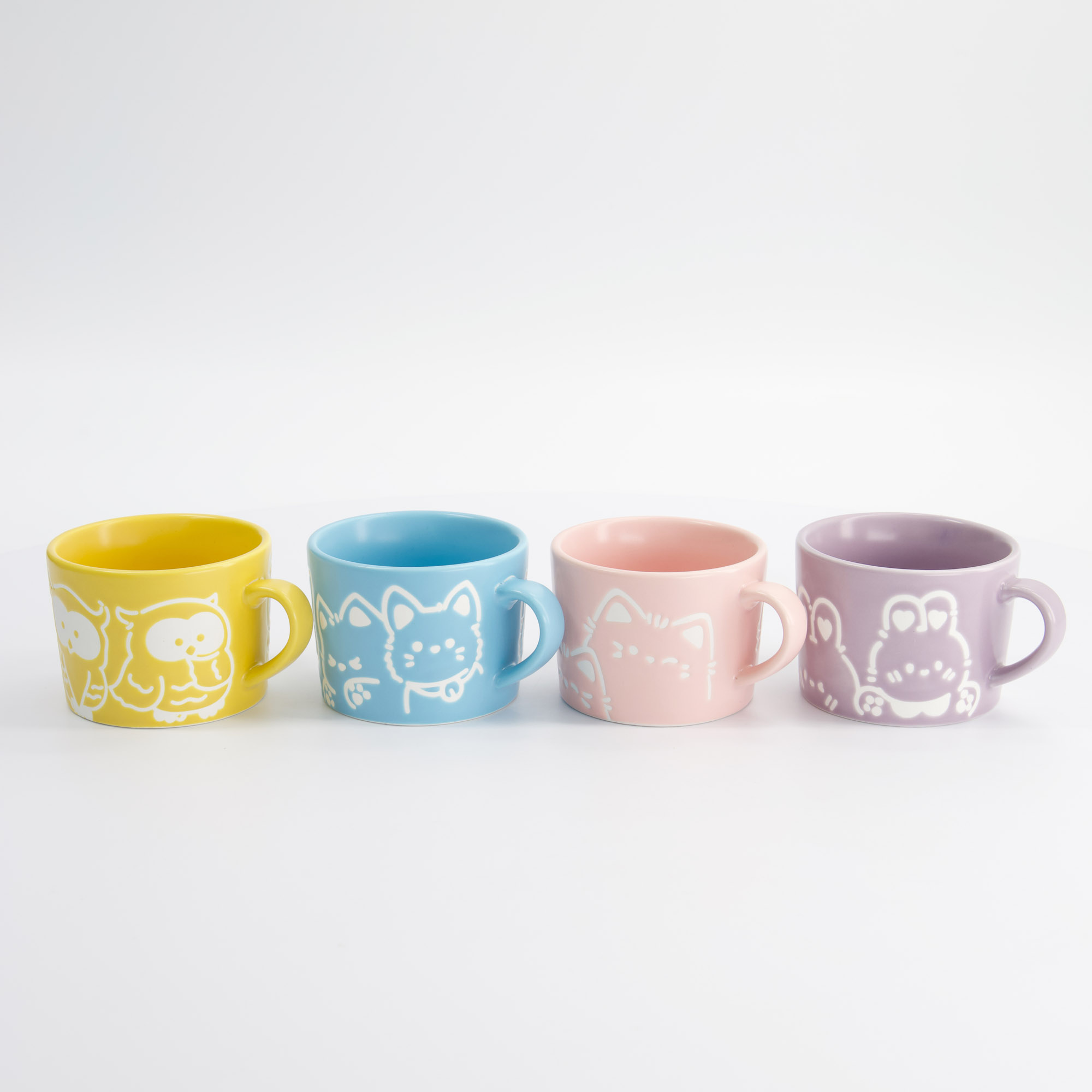 Tokyo Design Studio - Kawaii - Animals - Mug Gift Set 4pcs - 8x6cm - Image 2