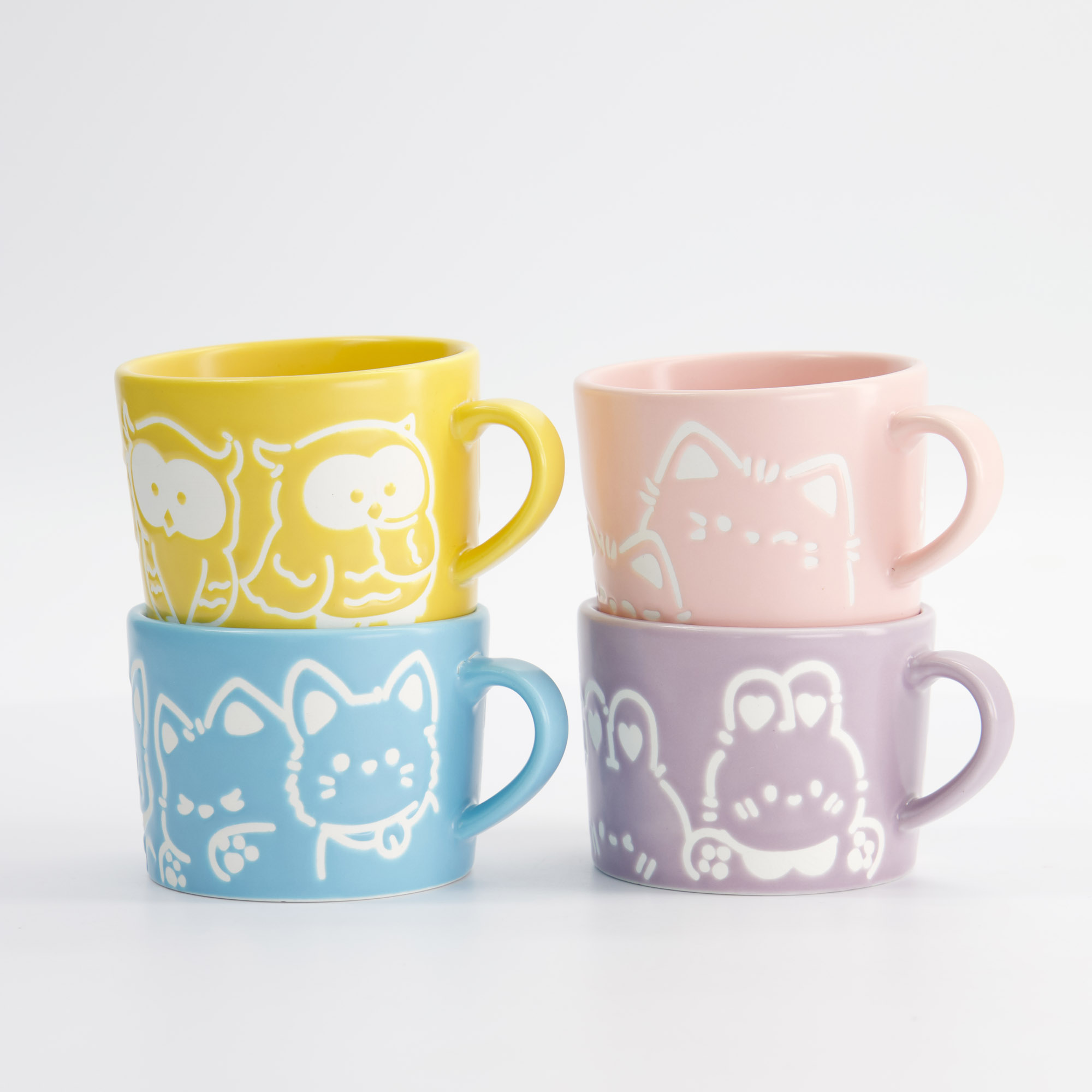 Tokyo Design Studio - Kawaii - Animals - Mug Gift Set 4pcs - 8x6cm - Image 5