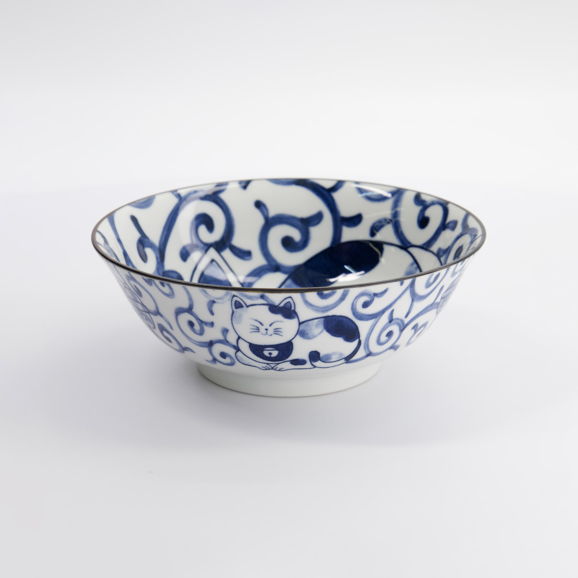 Tokyo Design Studio - Kawaii - Ramenkom - Kat Neko - 19,7x7,5cm - 1000ml - Variant 2