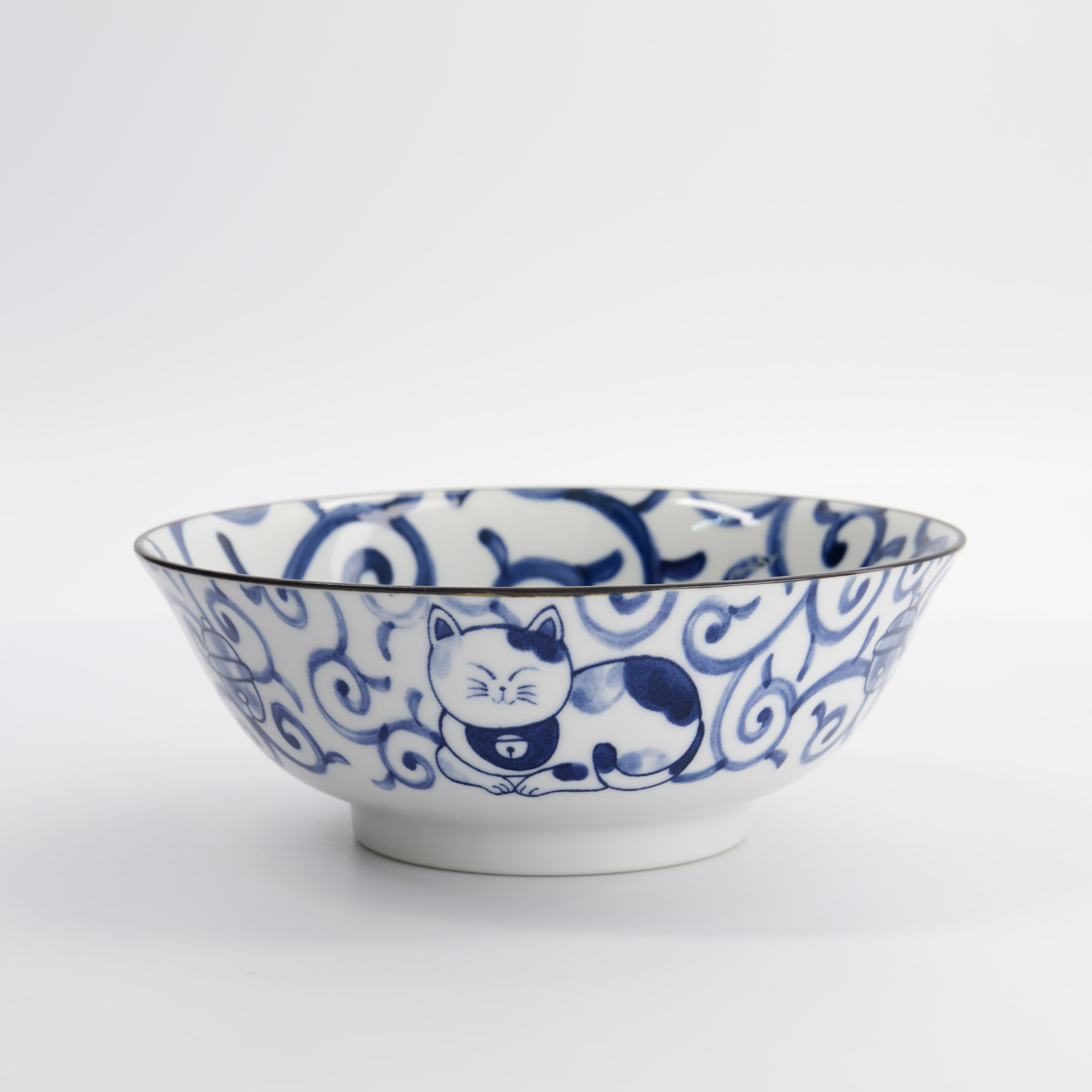 Tokyo Design Studio - Kawaii - Ramen Bowl - Cat Neko - 19.7x7.5cm - 1000ml - Variant 2 - Image 2