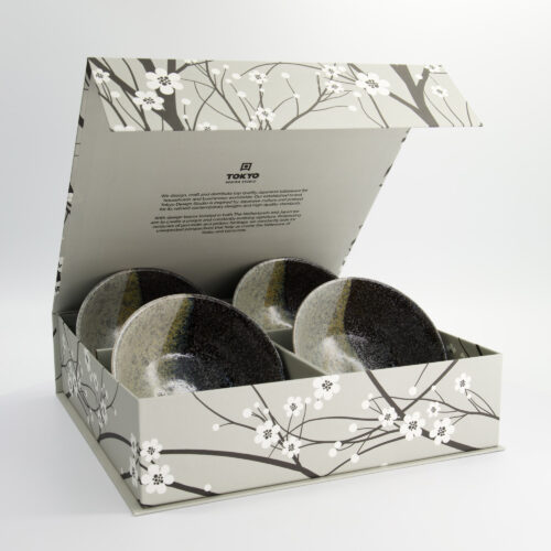 Oboro Yamakage Bowl Giftset – 4-delig – 16 x 7.58 cm – 600 ml