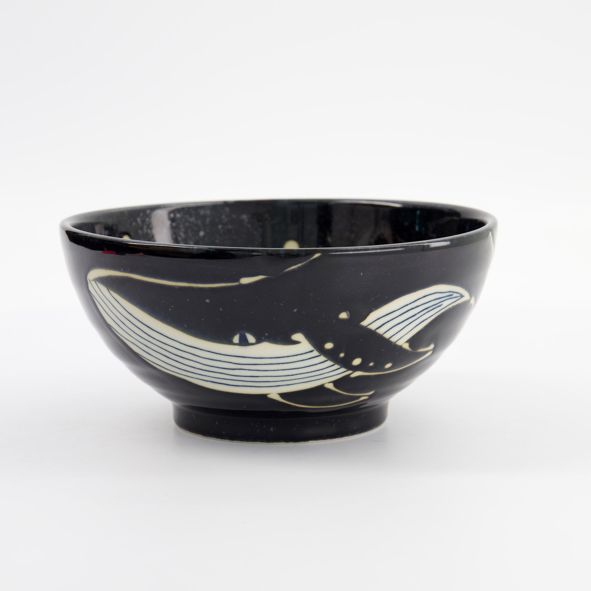 Tokyo Design Studio - Kawaii - Ramen Bowl - Black Whale - 18.7x8.8cm - 1250ml - Image 3