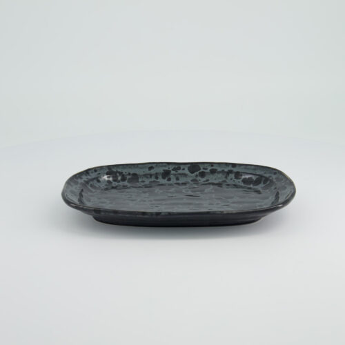 Tokyo Design Studio - Craft Ginsai - Ovaal Bord - 25.8x16.7cm - Zwart