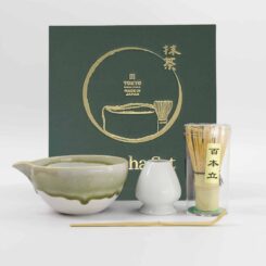 Tokyo Design Studio - Matcha Geschenkset - Sasa Groen - 14.5x6.5cm - 4 Stuks