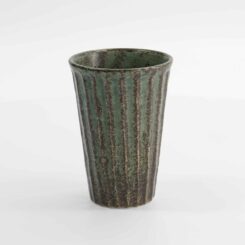 Tokyo Design Studio - Mino Craft Wabi Uguisu Beker Groen - 8.5x12cm