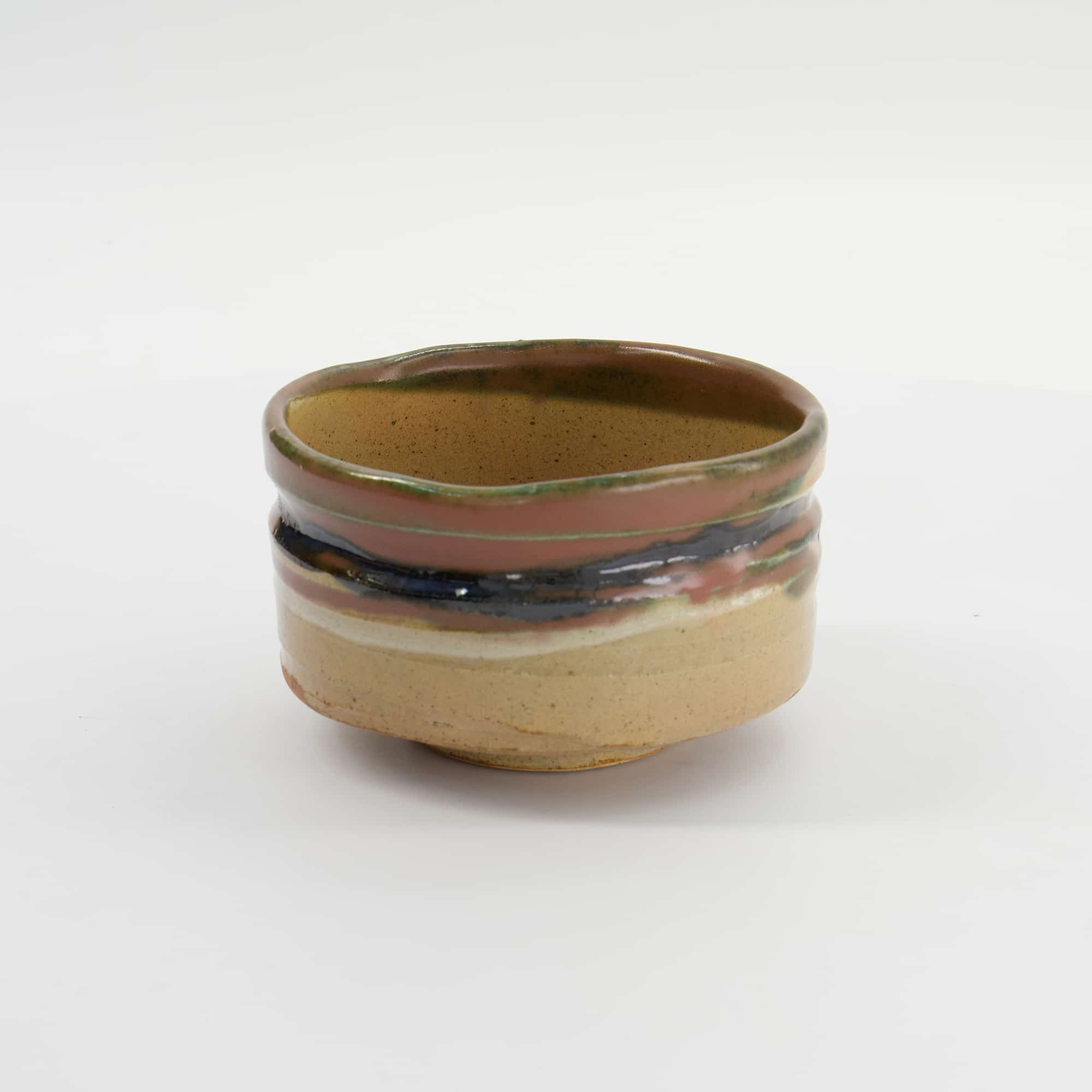 Tokyo Design Studio - Matcha Kom - Cha Oribe - 13x8cm - Groen/Bruin