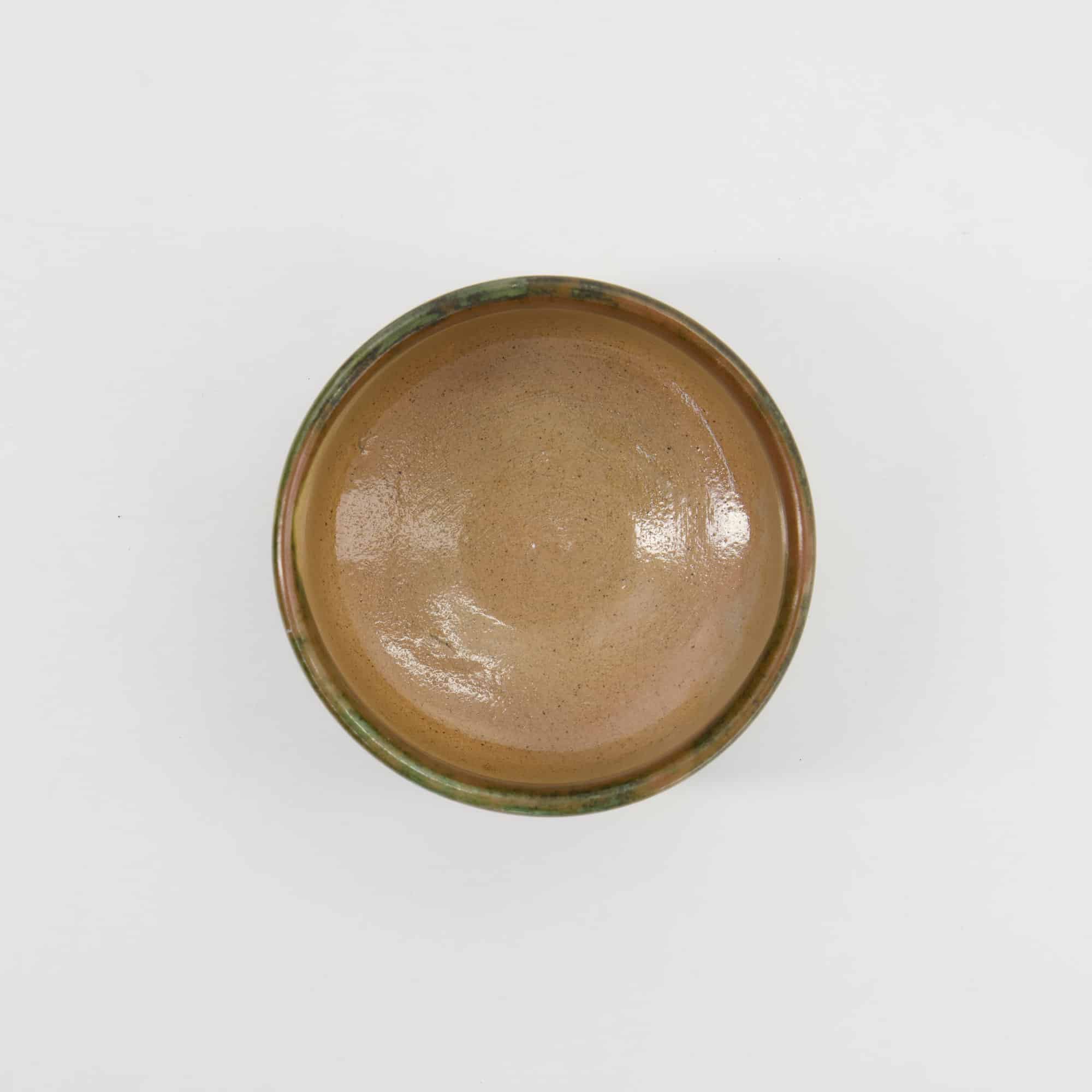 Tokyo Design Studio - Matcha Bowl - Cha Oribe - 13x8cm - Green/Brown - Image 5