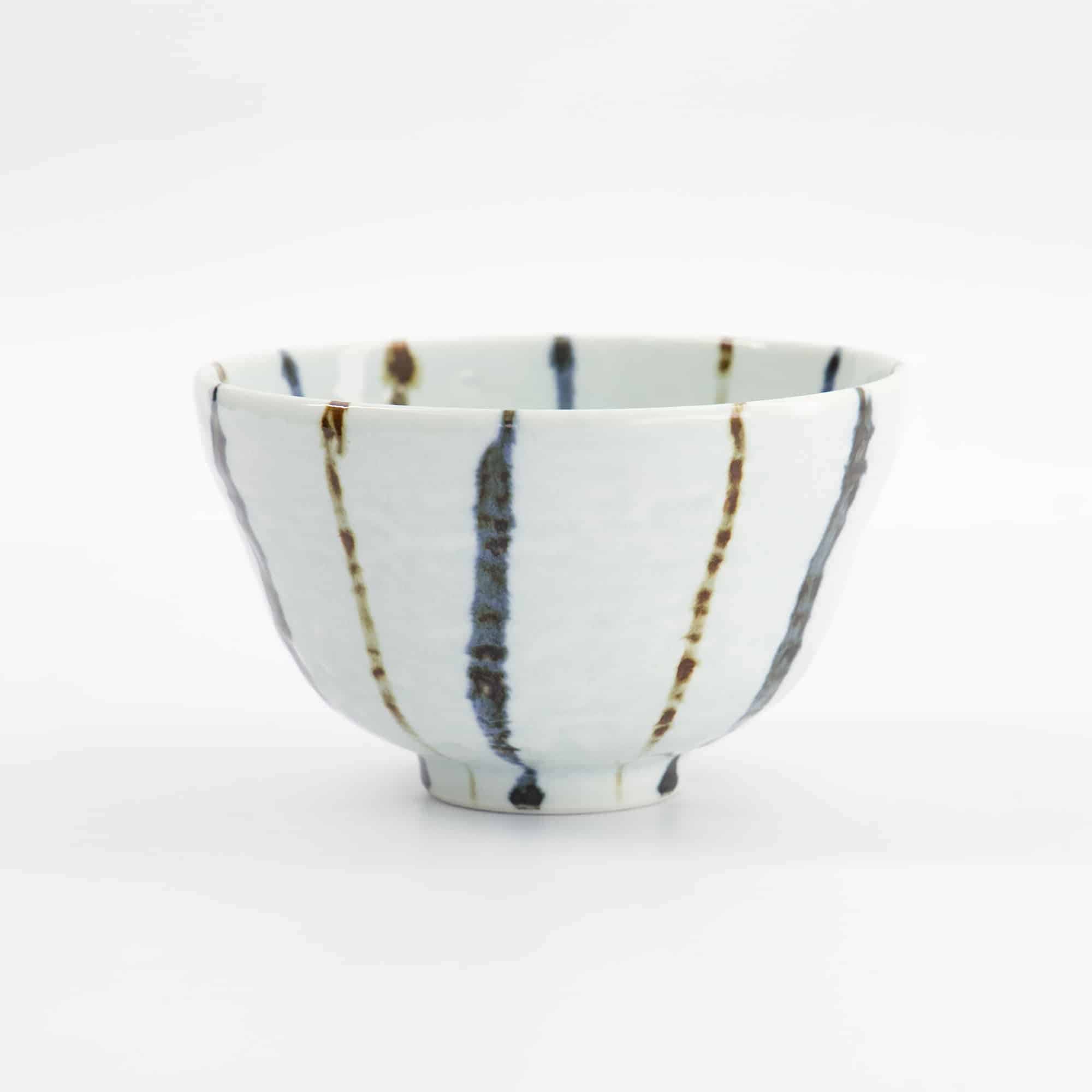 Tokyo Design Studio - Matcha Bowl Tokusa - 13x8cmh - 480ml - White - Image 3