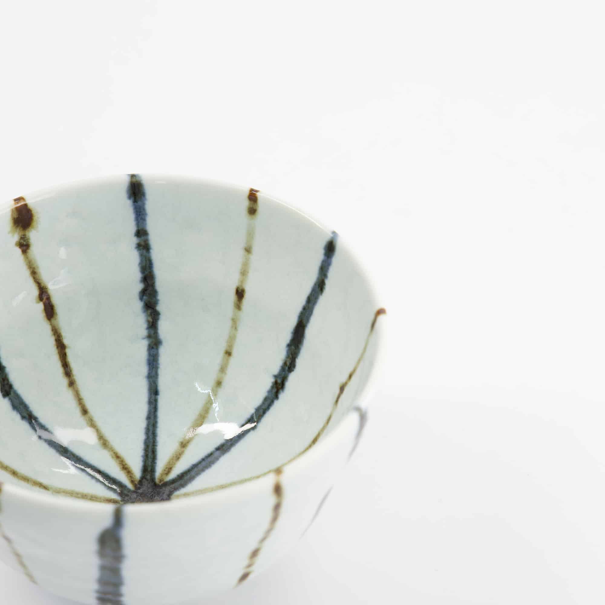 Tokyo Design Studio - Matcha Bowl Tokusa - 13x8cmh - 480ml - White - Image 2