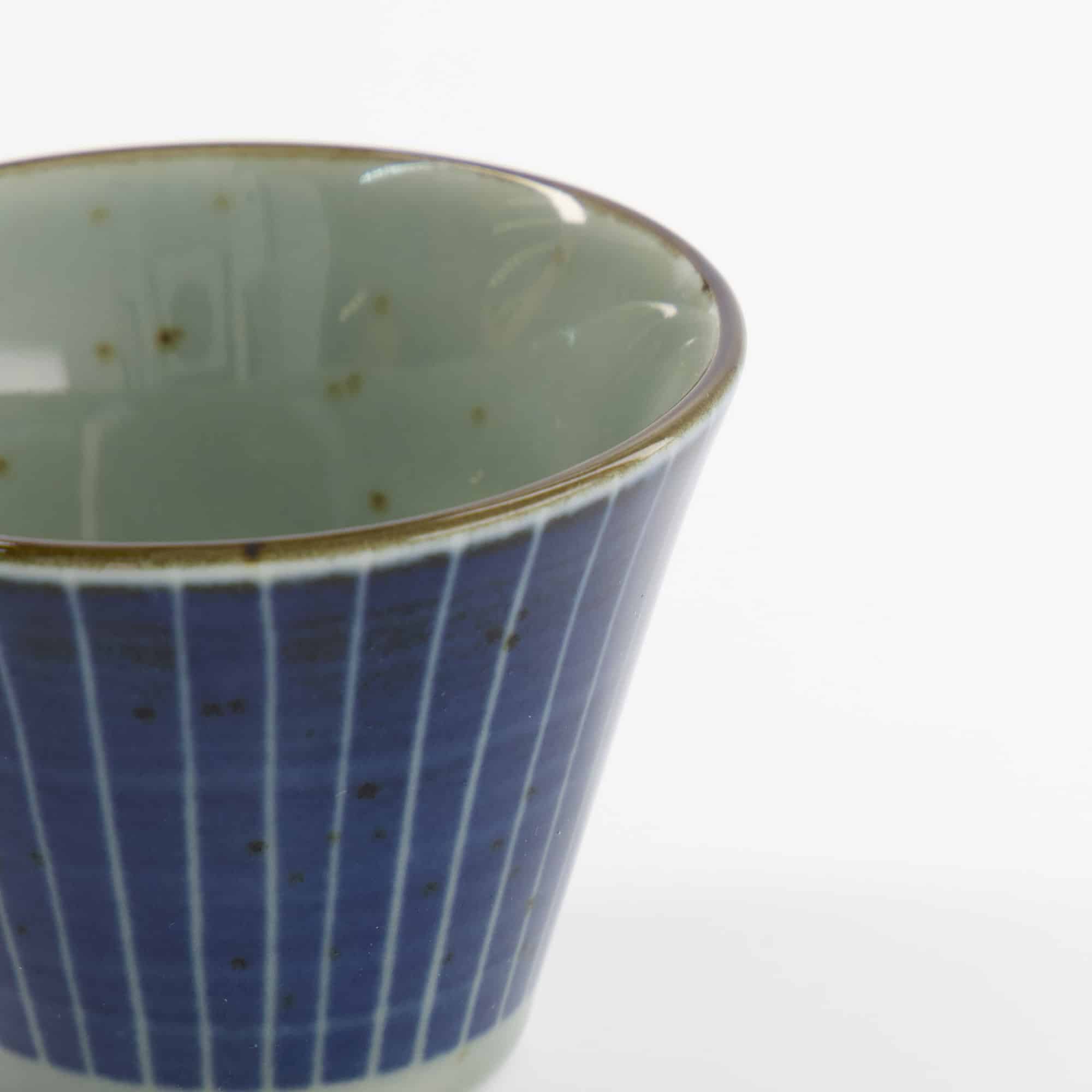 Tokyo Design Studio - Mashiko Cup - Aitokusa - 7.5x5.3cm - Blue - Image 2