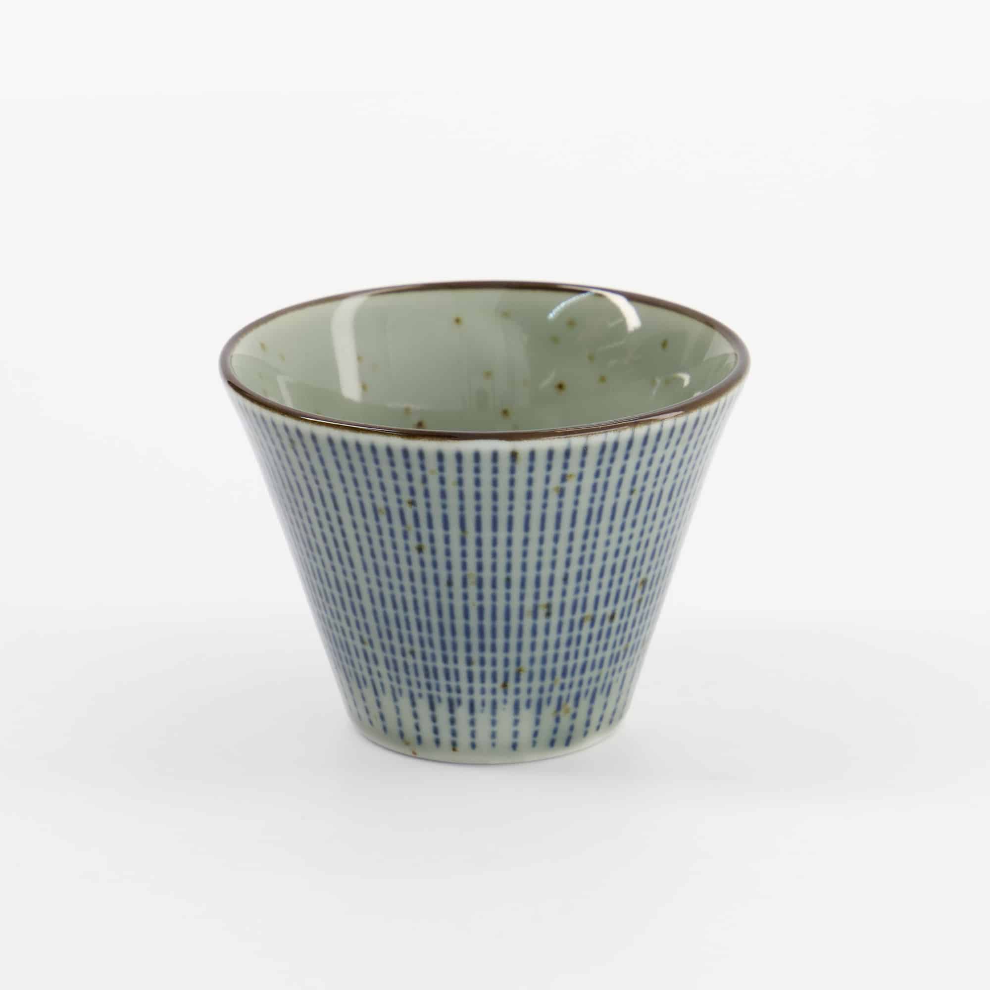 Tokyo Design Studio - Mashiko Beker - Tokusa - 7.5x5.3cm - Blauw