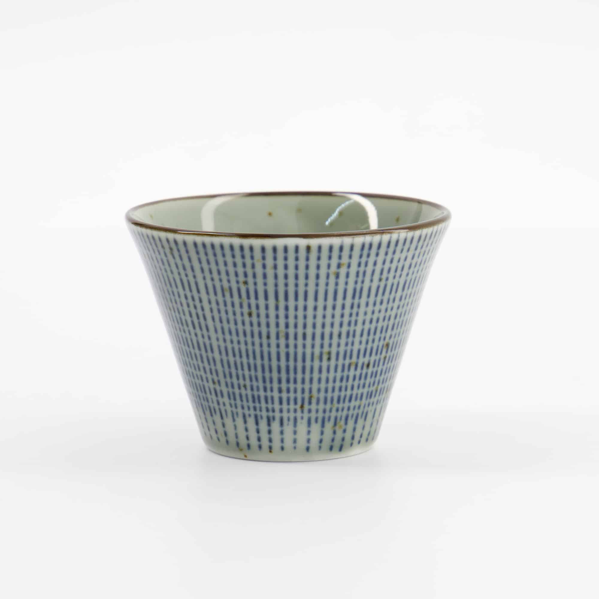 Tokyo Design Studio - Mashiko Cup - Tokusa - 7.5x5.3cm - Blue - Image 3
