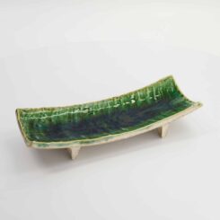 Tokyo Design Studio - Mino Craft Rechthoekig Bord - 27.5x5.2cm - Groen