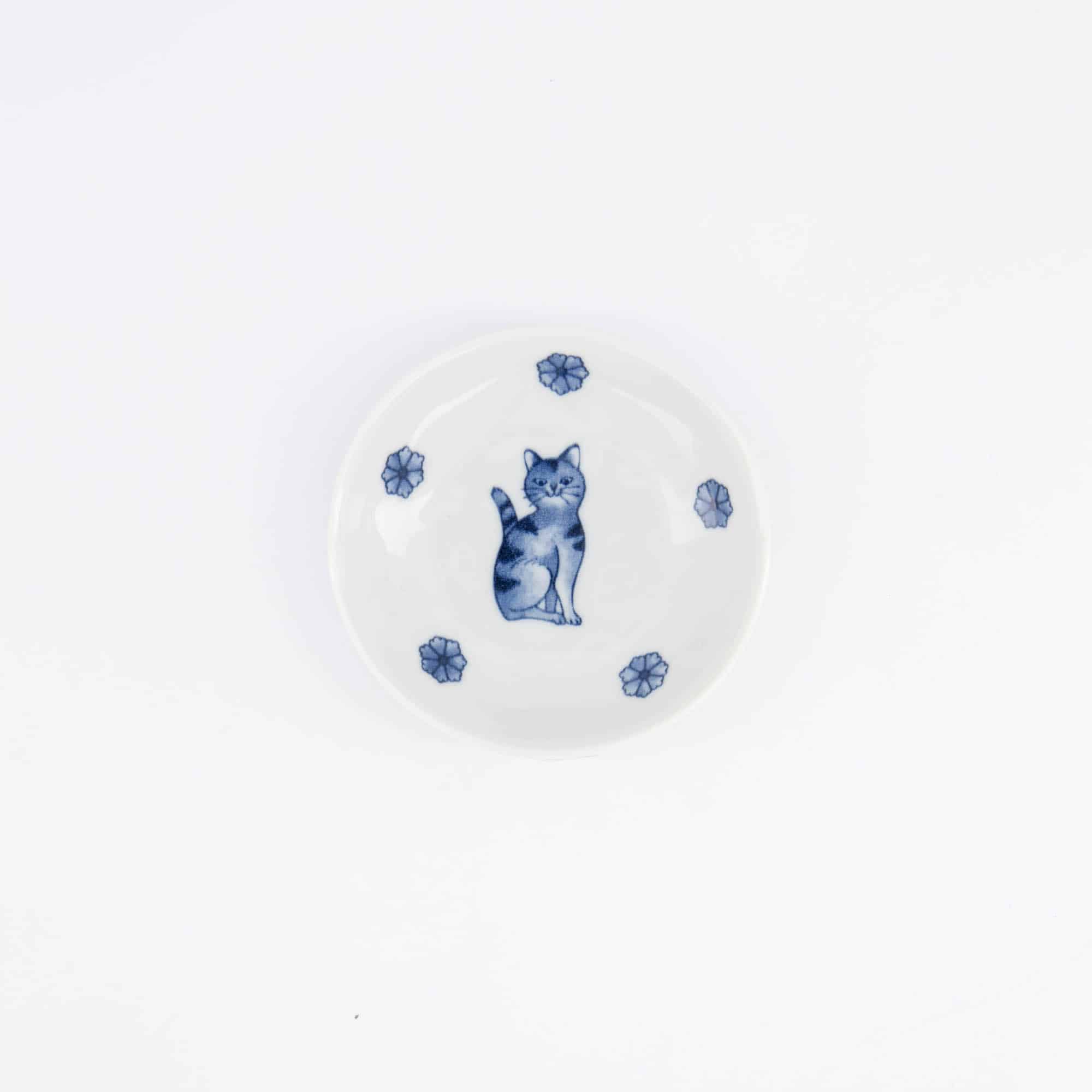 Tokyo Design Studio - Kawaii - Hananeko - Cat - Sauce - Dish – 9.8 x 2.5 cm – Blue - Image 3