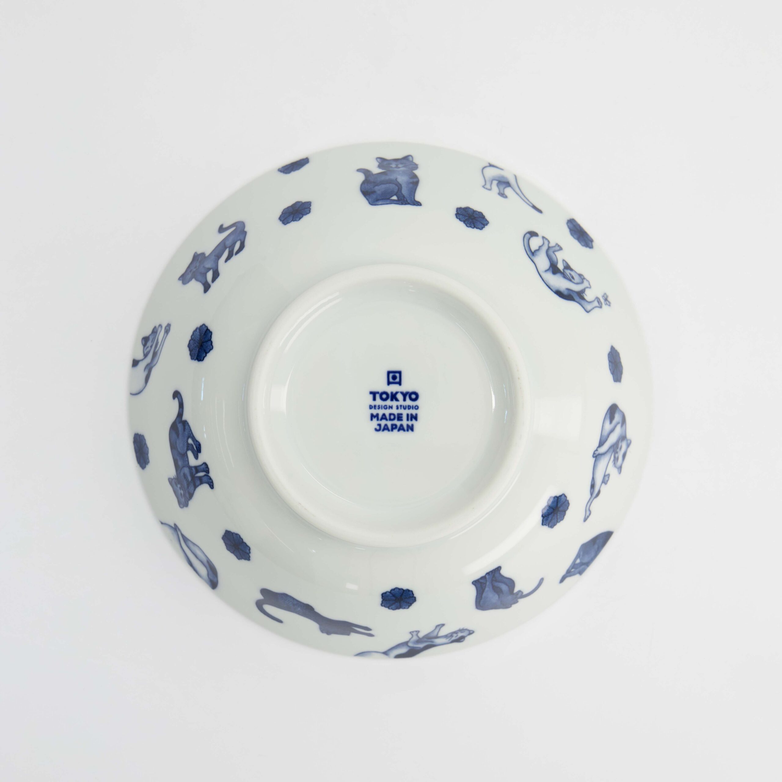 Tokyo Design Studio - Kawaii - Hananeko - Cat - Ramen - Bowl – 19.8 x 7.5 cm – Blue - Image 6