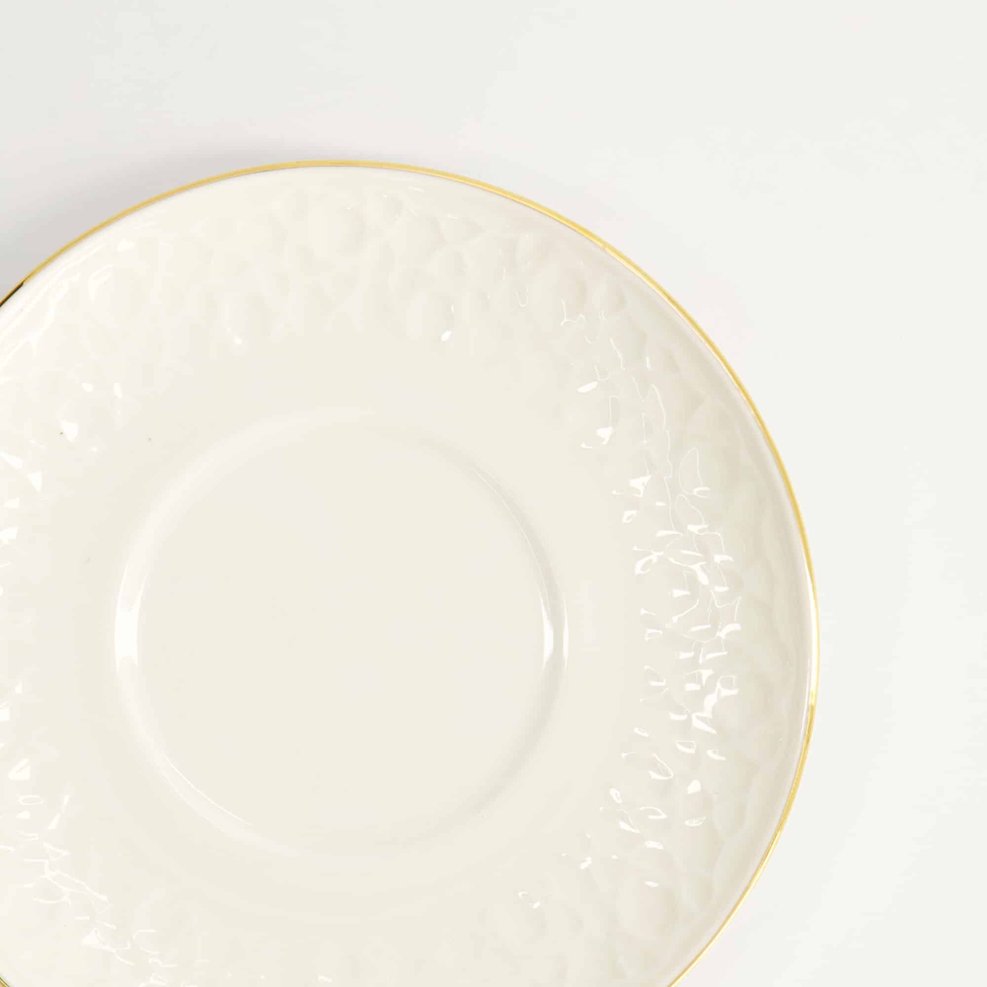 Tokyo Design Studio - Nippon White Gold Rim Saucer for Straight Cup Stripe - 12 cm - Image 2