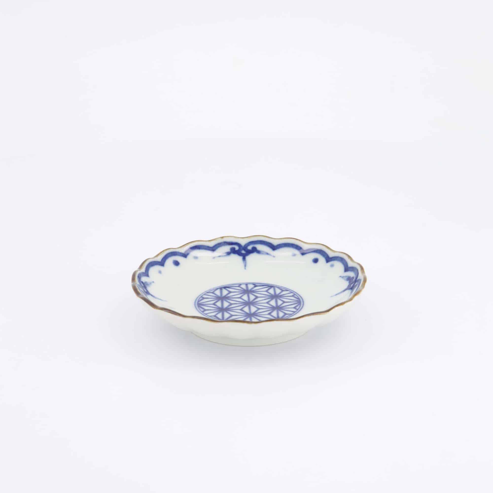 Tokyo Design Studio - Yamahida - Blue - Plate - Kissho - Komon – 12.2 x 2.7 cm