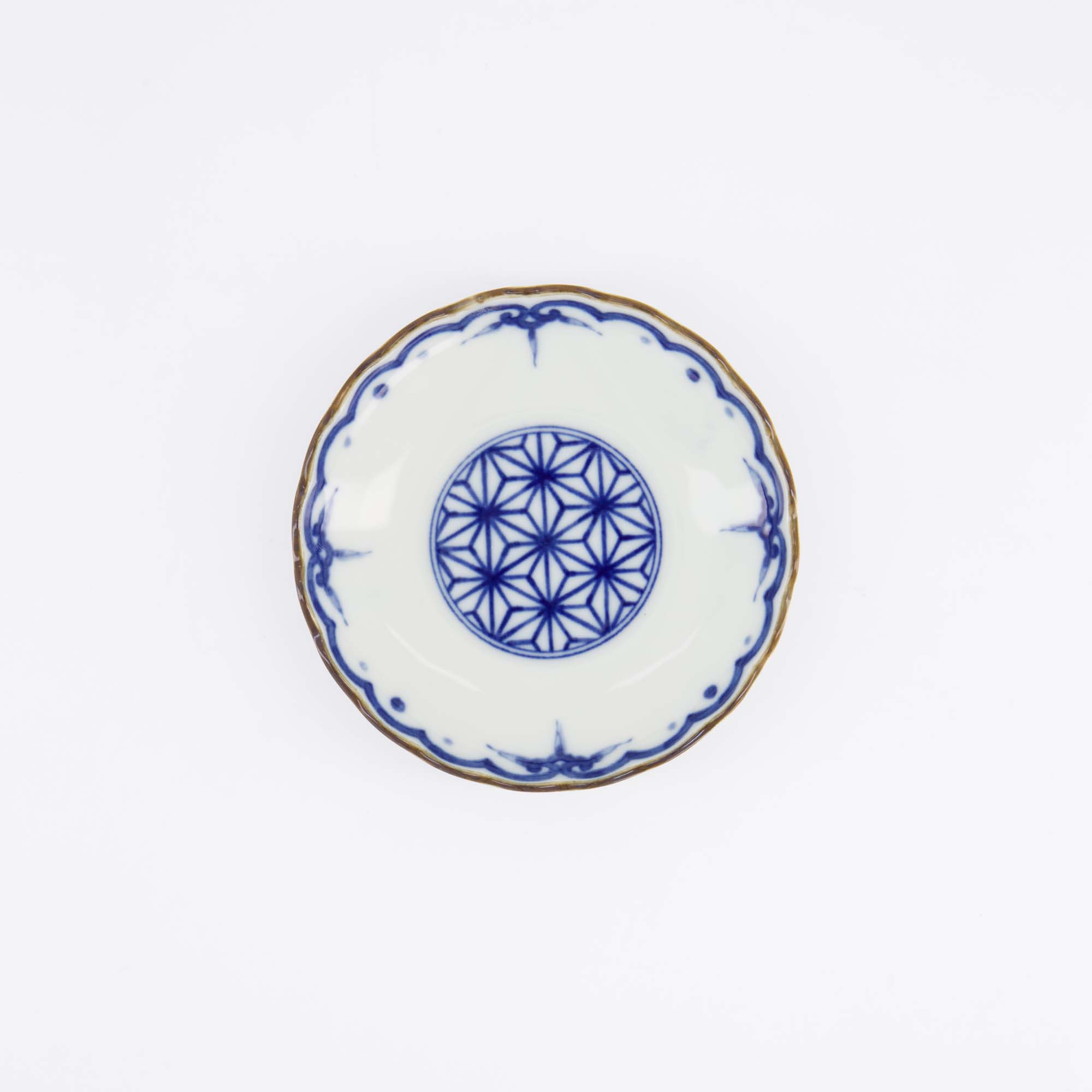 Tokyo Design Studio - Yamahida - Blue - Plate - Kissho - Komon – 12.2 x 2.7 cm - Image 4